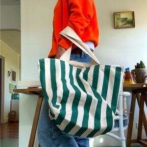 Large Baggu Striped Tote